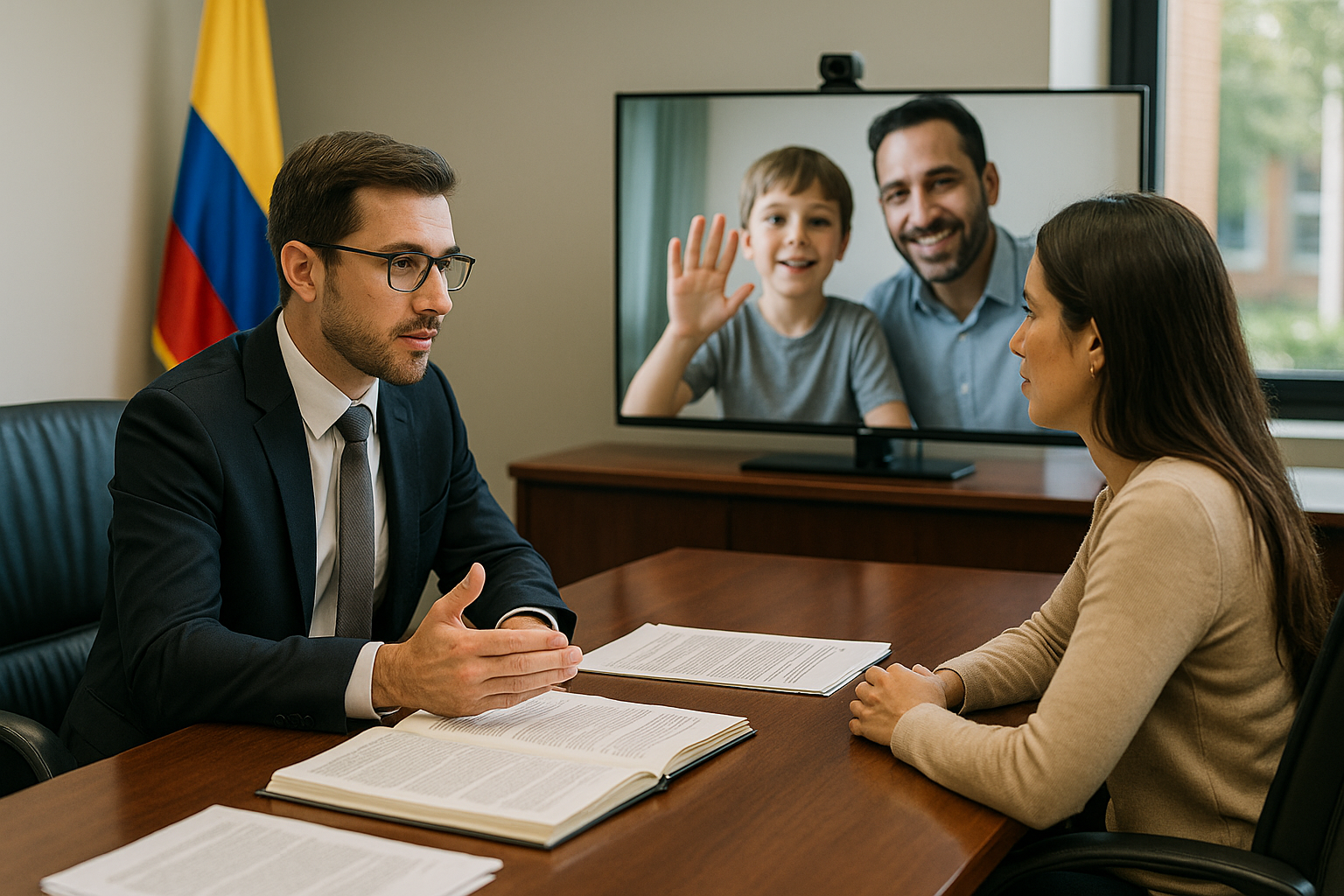Derechos del menor en procesos de custodia y visitas entre países